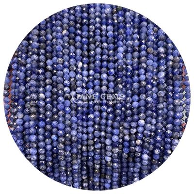 Değerli taşlar Bileklik için doğal kristal yüzlü yuvarlak küçük Amazonite Apatit gevşek bileklik telleri