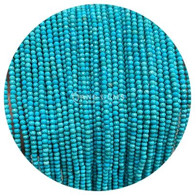 Değerli taşlar Bileklik için doğal kristal yüzlü yuvarlak küçük Amazonite Apatit gevşek bileklik telleri