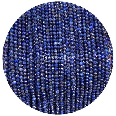 Değerli değerli taşlar İnce Doğal Kristal Yüzlü Yuvarlak Şekil Küçük Lapis Lazuli Ametist Bilezikler için gevşek inciler