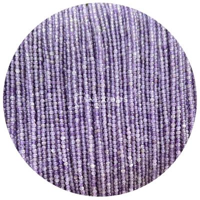 Değerli değerli taşlar İnce Doğal Kristal Yüzlü Yuvarlak Şekil Küçük Lapis Lazuli Ametist Bilezikler için gevşek inciler