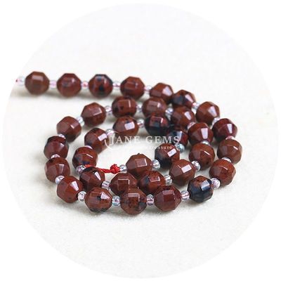 Cümle Doğal Kristal Gemstone Zeytinyağı Şekilli Boncuklar Yüzlü Boş Taş Boncuk Aksesuarları Rombus Boncuk Aralıklandırıcı