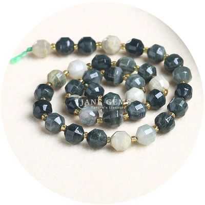 Cümle Doğal Kristal Gemstone Zeytinyağı Şekilli Boncuklar Yüzlü Boş Taş Boncuk Aksesuarları Rombus Boncuk Aralıklandırıcı