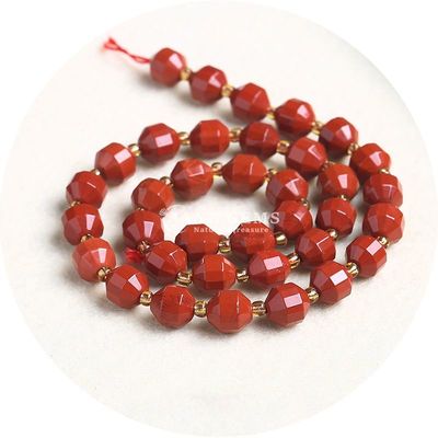 Cümle Doğal Kristal Gemstone Zeytinyağı Şekilli Boncuklar Yüzlü Boş Taş Boncuk Aksesuarları Rombus Boncuk Aralıklandırıcı