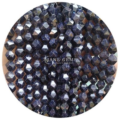 Alışveriş Alışveriş Doğal Kristal Gemstone Yüzlü İnciler Yüzlü Kayalık Taş İncil Aksesuarları Mücevherler için Rombus İncil Aralıklandırıcı