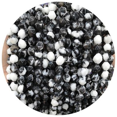 Alışveriş Alışveriş Doğal Kristal Gemstone Yüzlü İnciler Yüzlü Kayalık Taş İncil Aksesuarları Mücevherler için Rombus İncil Aralıklandırıcı