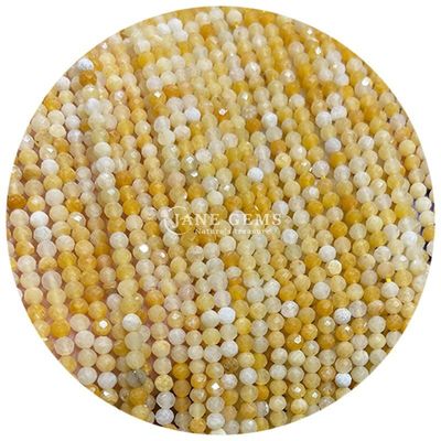 Değerli değerli taşlar Bileklik için doğal kristal yüzlü yuvarlak biçim küçük topaz kırmızı aventurine gevşek bileklik telleri