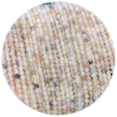 Değerli değerli taşlar Bileklik için doğal kristal yüzlü yuvarlak biçim küçük topaz kırmızı aventurine gevşek bileklik telleri