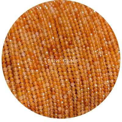 Değerli değerli taşlar Bileklik için doğal kristal yüzlü yuvarlak biçim küçük topaz kırmızı aventurine gevşek bileklik telleri
