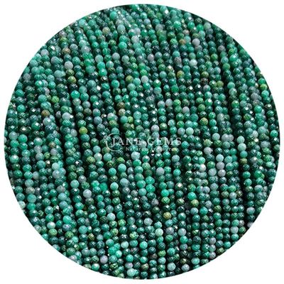 Çilek Kvarç Pembe Opal Mücevherler Boncuk Doğal Kristal Yüzlü Yuvarlak Şekil Bilezikler için küçük gevşek boncuk iplikleri
