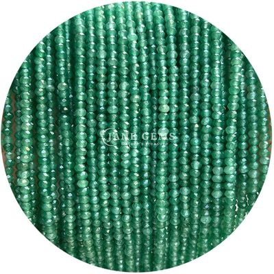 Çeşitli Kalsedon Değerli taşlar Bileklik Doğal Kristal Çaplı Abacus Şekli Bilezikler için küçük gevşek boncuk telleri
