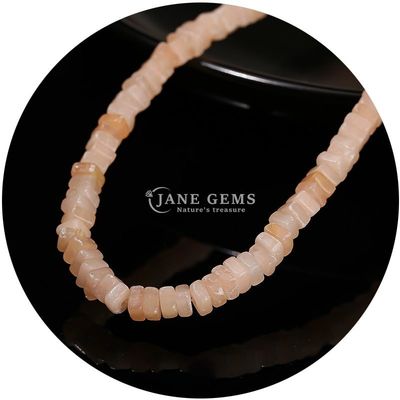 Alışveriş Alışveriş Doğal Yeşim Çıkarlı Boncuklar Gerçek Beyaz Opal Çıkarlı Boncuklar Kare Dilimli Şekil Çıkarlı Boncuklar DIY Mücevherler İçin Aralıklandırıcı