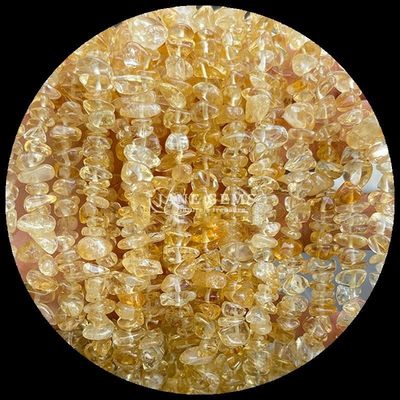 Citrine Siyah Rutile Taşlar Mermi Doğal Kristal Düzensiz Şekil Çip Çakıl Taş Çıkarlı Mermi Dalları Bilezikler İçin