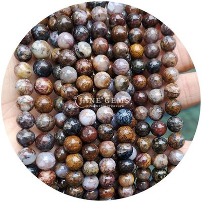 Alışveriş Alışveriş Doğal Taş Jasper Yuvarlak Çıplak Boncuklar 8mm Labradorit Çıplak Boncuklar Gül Kuvars Yuvarlak Boncuklar Mücevherler İçin Aralıklandırıcılar