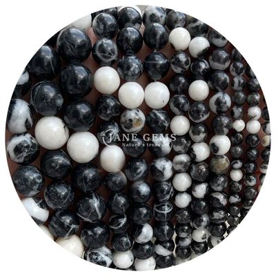 Alışveriş Alışveriş Doğal Taş Yuvarlak Çıplak Boncuklar 8mm Pembe Zebra Jasper Çıplak Boncuklar Turmalin Yuvarlak Boncuklar Mücevherler İçin Aralıklandırıcılar