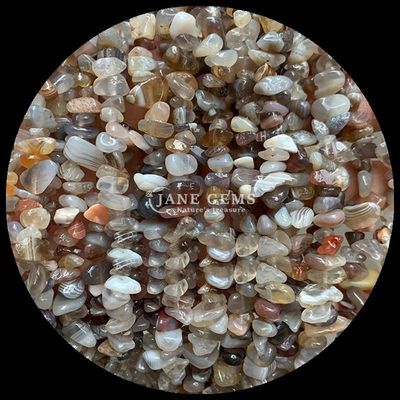 Kırmızı Agate Gemler Mermi Doğal Kristal Düzensiz Şekil Çip Çakıl Taşı Bilezikler için gevşek mermi iplikleri
