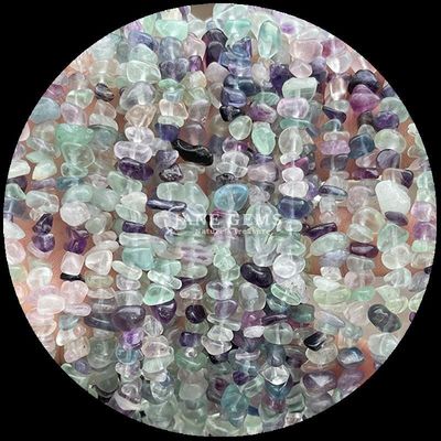 Akvamarin Fluorit Değirmenler Mermi Doğal Kristal Düzensiz Şekil Çip Çakıl Taş Çıkarlı Mermi Dalları Bilezikler İçin
