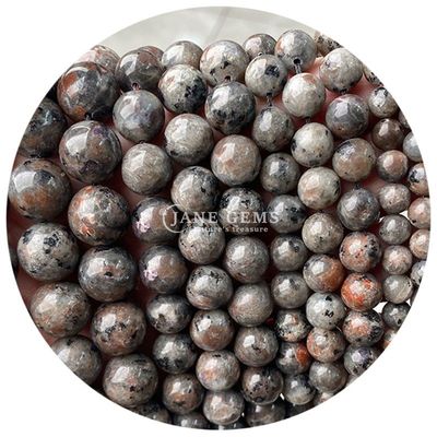 Alışveriş Alışveriş Doğal Taş Yuvarlak Yumuşak Mühürler 8mm Hematit Yumuşak Mühürler Lava Taşı Yuvarlak Agat Mühürler Mücevherler için Aralıklandırıcılar M