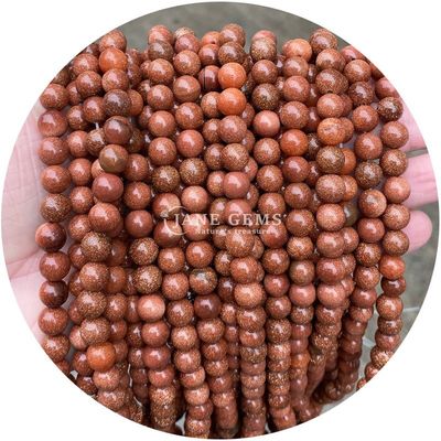 Alışveriş Alışveriş Doğal Taş Yuvarlak Yumuşak Mühürler 8mm Hematit Yumuşak Mühürler Lava Taşı Yuvarlak Agat Mühürler Mücevherler için Aralıklandırıcılar M
