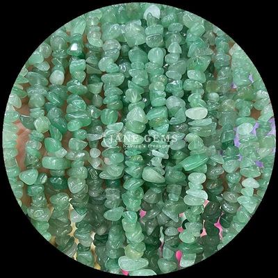 Yeşil Aventurine Taşları Mermi Doğal Kristal Düzensiz Şekil Çip Çakıl Taş Çıkarlı Mermi Dalları Bilezikler İçin