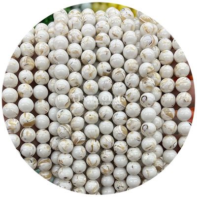 Toptan Satış Doğal Taş Yuvarlak Çıkarsız İnciler 8mm Çok Renkli Çizgili Agat Çıkarsız İnciler Yuvarlak İnciler Mücevherler İçin Aralıklandırıcılar