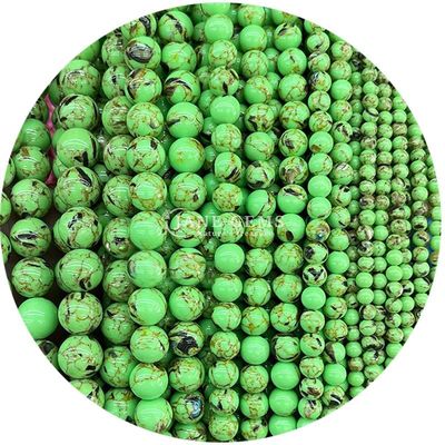 Toptan Satış Doğal Taş Yuvarlak Çıkarsız İnciler 8mm Çok Renkli Çizgili Agat Çıkarsız İnciler Yuvarlak İnciler Mücevherler İçin Aralıklandırıcılar