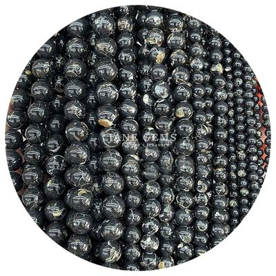Toptan Satış Doğal Taş Yuvarlak Çıkarsız İnciler 8mm Çok Renkli Çizgili Agat Çıkarsız İnciler Yuvarlak İnciler Mücevherler İçin Aralıklandırıcılar