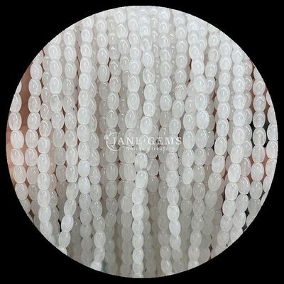 Kaplan Gözü Sarı Aventurine Gem Bead Doğal Kristal Pirinç Şekli Taş Çıplak İnci Dalları Bilezikler İçin