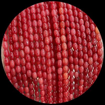 Hint Agate Yeşil Nokta Limon Yeşim Gem Bead Doğal Kristal Pirinç Şekli Taş Soluk Bead Strands Bilezikler İçin