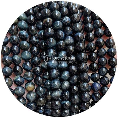 Alışveriş Alışveriş Doğal Taş Yuvarlak Çıplak Boncuklar 8mm Kaplan Gözü Çıplak Boncuklar Gül Kırmızı Kaplan Gözü Yuvarlak Boncuklar Mücevherler için Aralıklar