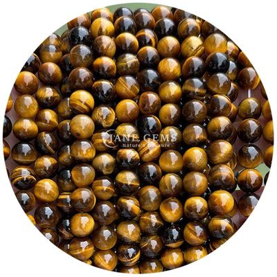 Alışveriş Alışveriş Doğal Taş Yuvarlak Çıplak Boncuklar 8mm Kaplan Gözü Çıplak Boncuklar Gül Kırmızı Kaplan Gözü Yuvarlak Boncuklar Mücevherler için Aralıklar
