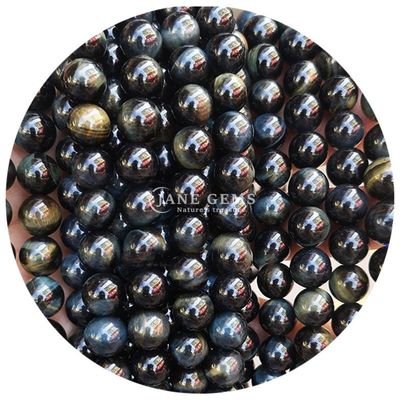 Alışveriş Alışveriş Doğal Taş Yuvarlak Çıplak Boncuklar 8mm Kaplan Gözü Çıplak Boncuklar Gül Kırmızı Kaplan Gözü Yuvarlak Boncuklar Mücevherler için Aralıklar
