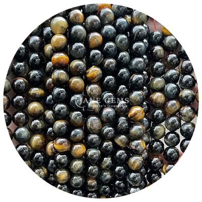 Alışveriş Alışveriş Doğal Taş Yuvarlak Çıplak Boncuklar 8mm Kaplan Gözü Çıplak Boncuklar Gül Kırmızı Kaplan Gözü Yuvarlak Boncuklar Mücevherler için Aralıklar