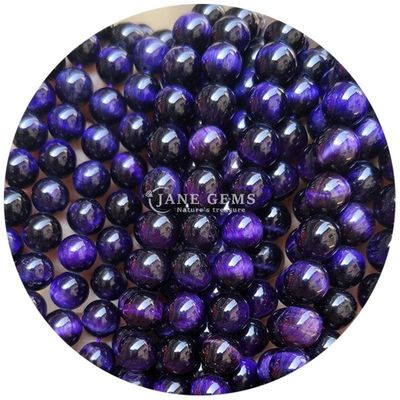 Alışveriş Alışveriş Doğal Taş Yuvarlak Çıplak Boncuklar 8mm Kaplan Gözü Çıplak Boncuklar Gül Kırmızı Kaplan Gözü Yuvarlak Boncuklar Mücevherler için Aralıklar
