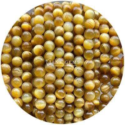 Alışveriş Alışveriş Doğal Taş Yuvarlak Çıplak Boncuklar 8mm Kaplan Gözü Çıplak Boncuklar Gül Kırmızı Kaplan Gözü Yuvarlak Boncuklar Mücevherler için Aralıklar