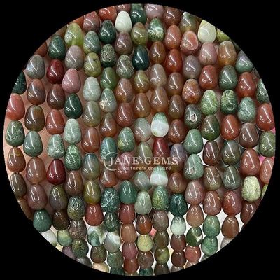 Lapis Lazuli Yeşil Aventurine Gem Bead Doğal Kristal Su Damlası Şekli Taş Sıvı Mercekler Bilezikler İçin