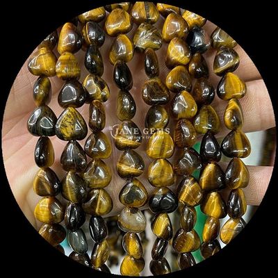 Gül Kuvars Karnelian Gem Bead Doğal Kristal Kalp Şekli Taş Çıkarılmamış İnci Dalları Bilezikler İçin