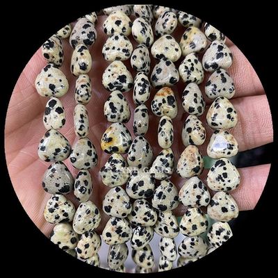 Akvamarin Ametist Gem Bead Doğal Kristal Kalp Şekli Taş Çıkarılmamış İnci Dalları Bilezikler İçin