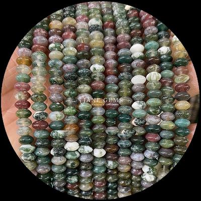 Sodalite Resim Taş Gem Bead Doğal Kristal UFO Şekli Taş Çıkarılmamış İnci Dalları Bilezikler İçin
