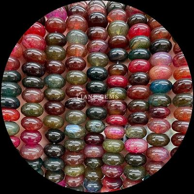 Limon Yeşim Amazonite Gem Bead Doğal Kristal UFO Şekli Taş Çıkarılmamış Mermi Dişleri Bilezikler İçin