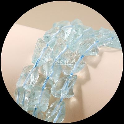 Fluorite Amazonite Gem Bead Doğal Kristal Çift Taş Çarpık Taş Bilezikler için gevşek boncuk iplikleri
