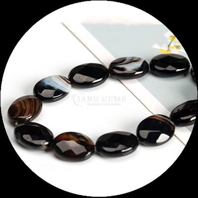 Şık Hint Agate Kırmızı Yeşim Taşı gevşek boncuk iplikleri yüzlü oval şekli değerli taş boncuk