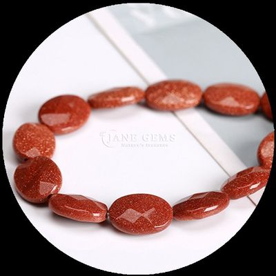 Yüzlü Oval Şekilli Gem Bead Doğal Kristal Opalit Mavi Nokta Taş Bilezikler için gevşek boncuk telleri