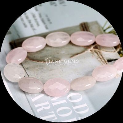 Yüzlü Oval Şekilli Gem Bead Doğal Kristal Opalit Mavi Nokta Taş Bilezikler için gevşek boncuk telleri