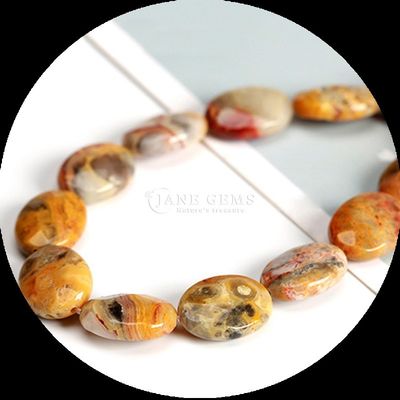 Yüzlü Oval Biçimli Gem Mermi Doğal Kristal Howlite Kar Tanesi Obsidian Taş Bilezikler için gevşek mermi iplikleri