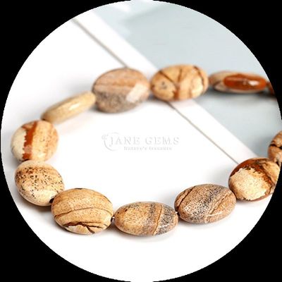 Yüzlü Oval Biçimli Gem Mermi Doğal Kristal Howlite Kar Tanesi Obsidian Taş Bilezikler için gevşek mermi iplikleri
