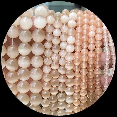 Turuncu Mor Sarı Renkli Yuvarlak Şekil Kedinin Gözü Sıfır Mercekli Dallar Mercek Boyutu 4mm/6mm/8mm/10mm/12mm