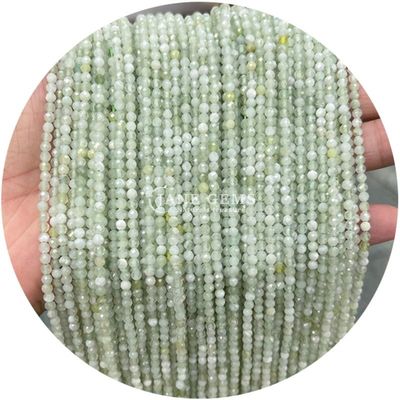 Doğal mücevher yüzlü enerji kristal yuvarlak şekli gevşek boncuklar DIY mücevher yapımı için