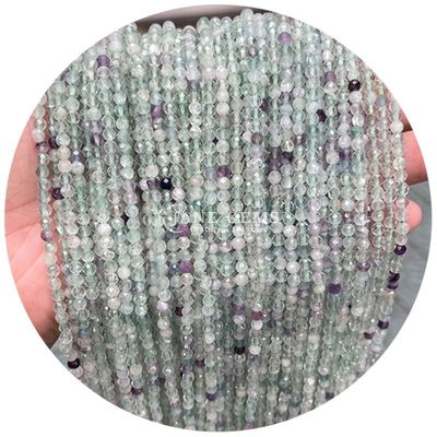 Doğal mücevher yüzlü enerji kristal yuvarlak şekli gevşek boncuklar DIY mücevher yapımı için