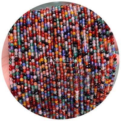 Gerçek farklı kristal malzeme iyileştirici gevşek boncuklar DIY el yapımı bilezik yapımı için