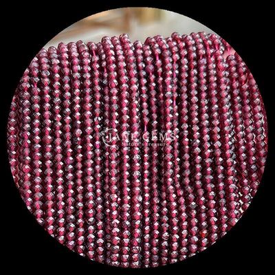 Turmalin Granet Doğal değerli taş boncuk yüzlü Abacus şekli şifa enerjisi ve DIY mücevherlik için gevşek boncuk telleri Ma